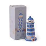 Ceramic Lighthouse Incense/Tea Light Holder