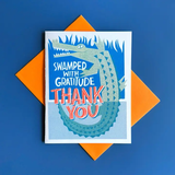 Swamped Thank You Card
