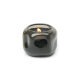 5 oz. Basalt Organic-Shaped Tinted Glass - Black - Palo Santo Suede