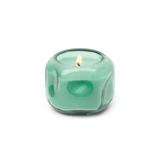 5 oz. Basalt Organic-Shaped Tinted Glass - Turquoise - Fresh Air Sea Salt