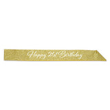 Happy 21st Birthday Sash