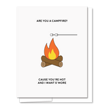 Campfire - Illustrated Funny Love Card