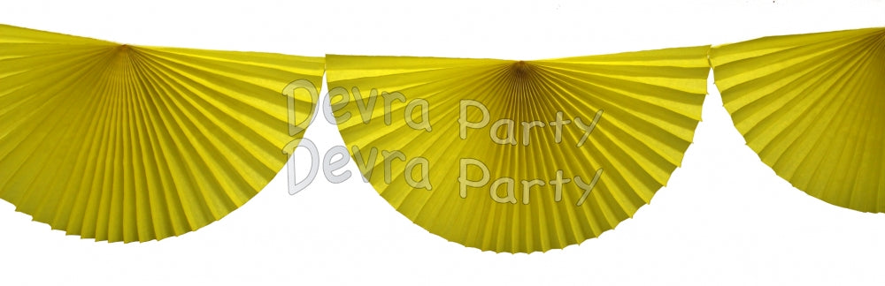 Tissue Paper Bunting Garland (Multiple Colors Available)
