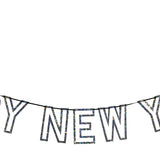 Meri Meri Silver Glitter Happy New Year Garland