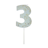Meri Meri Glittered Number Birthday Candle