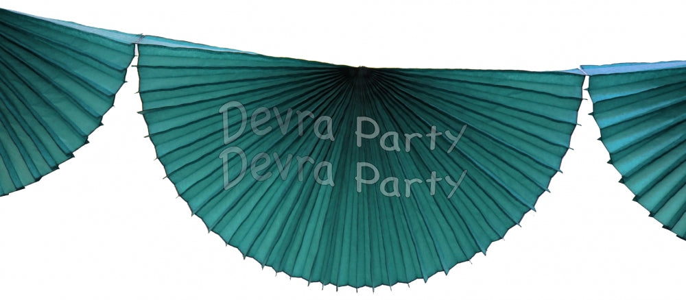 Tissue Paper Bunting Garland (Multiple Colors Available)