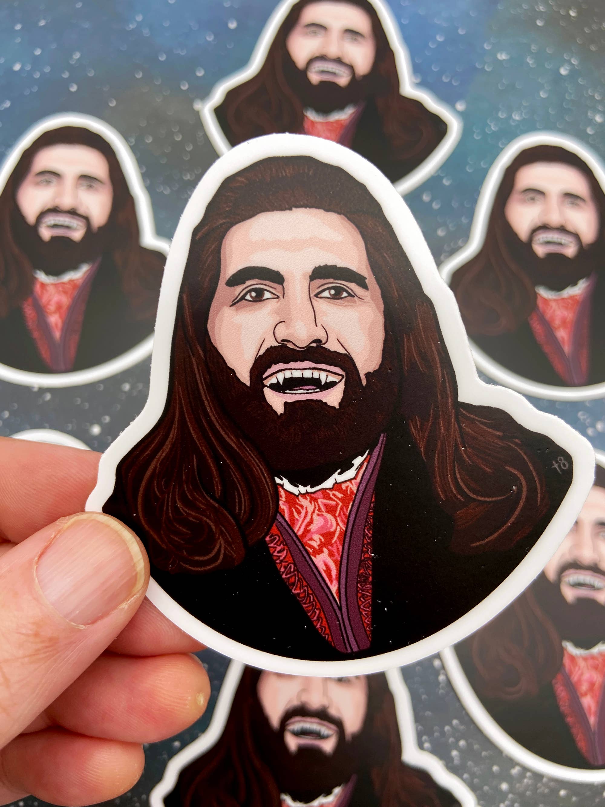 Red Swan Sticker Nandor What We Do in the Shadows