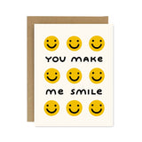 You Make Me Smile Friendship Card