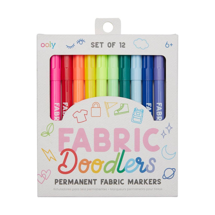ooly fabric doodlers permanent markers