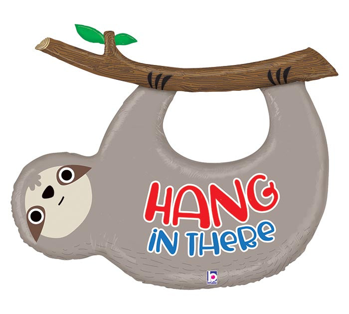 "Hang in There" Sloth Balloon