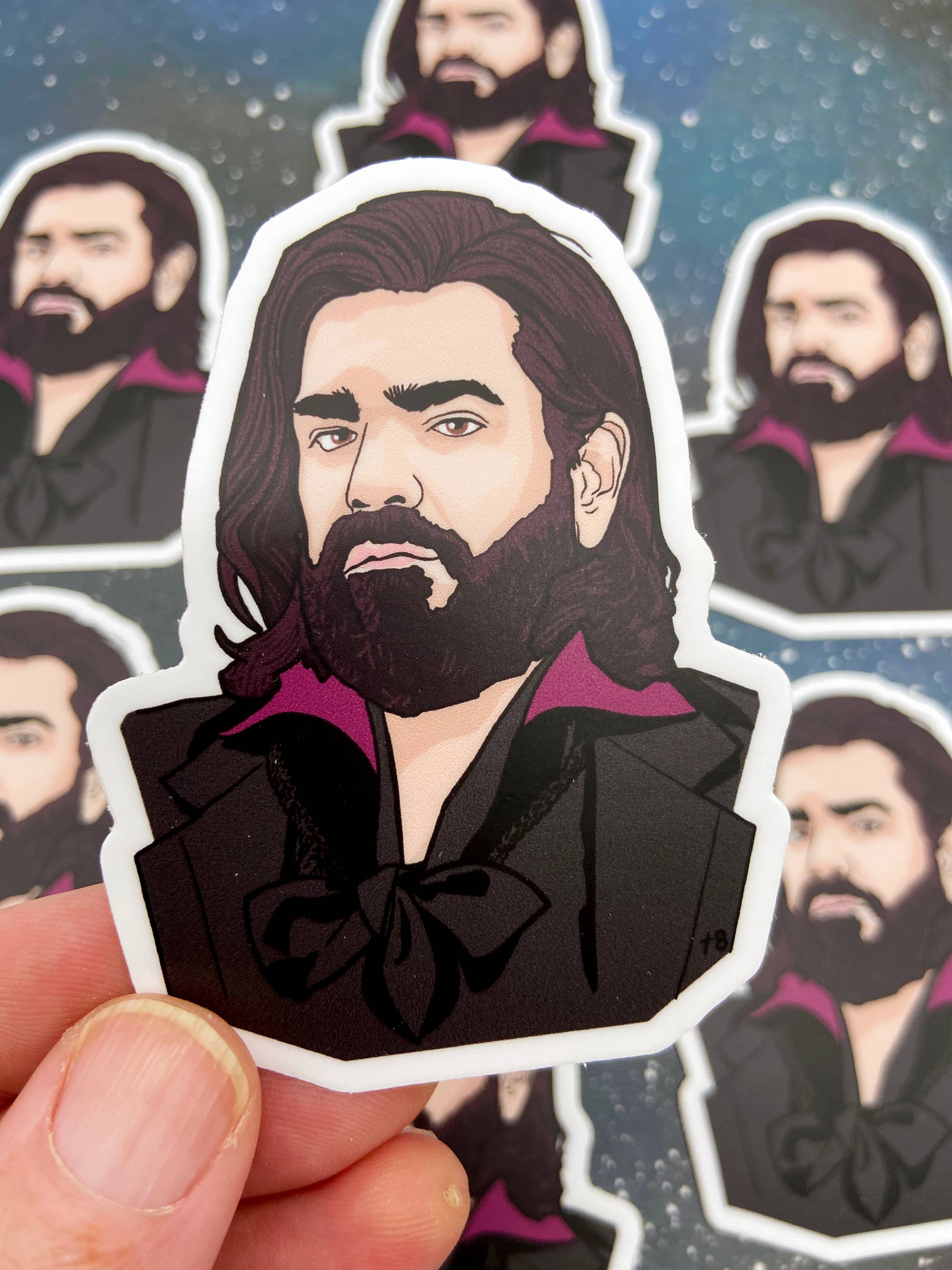Red Swan Sticker Laszlo What We Do in the Shadows