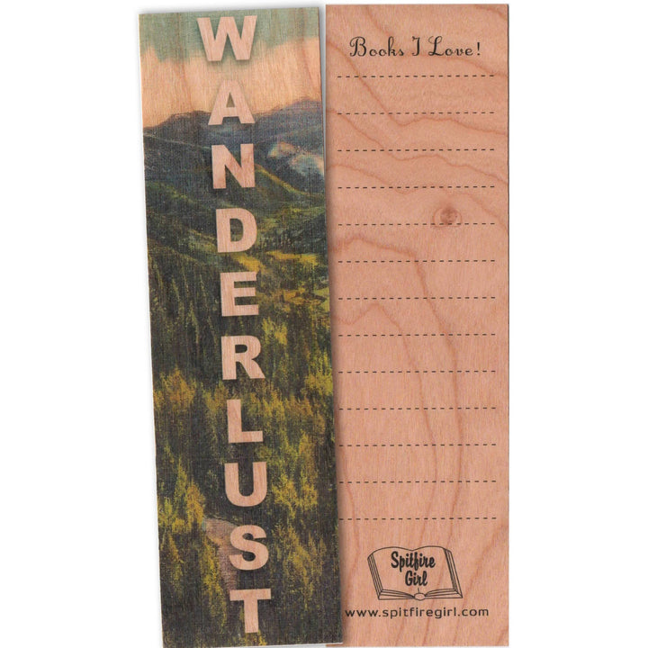 Wood Bookmark - Wanderlust