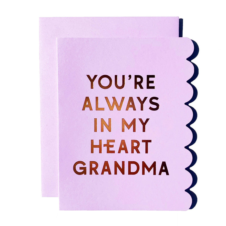 Social Type Mother's Day Card Heart Grandma