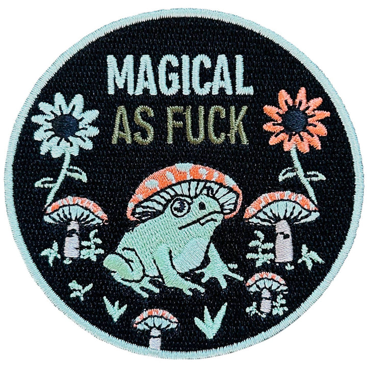 Groovy Things Patch Magical as Fuck Frog Mushroom