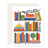 For The Books Shelfie Birthday Card