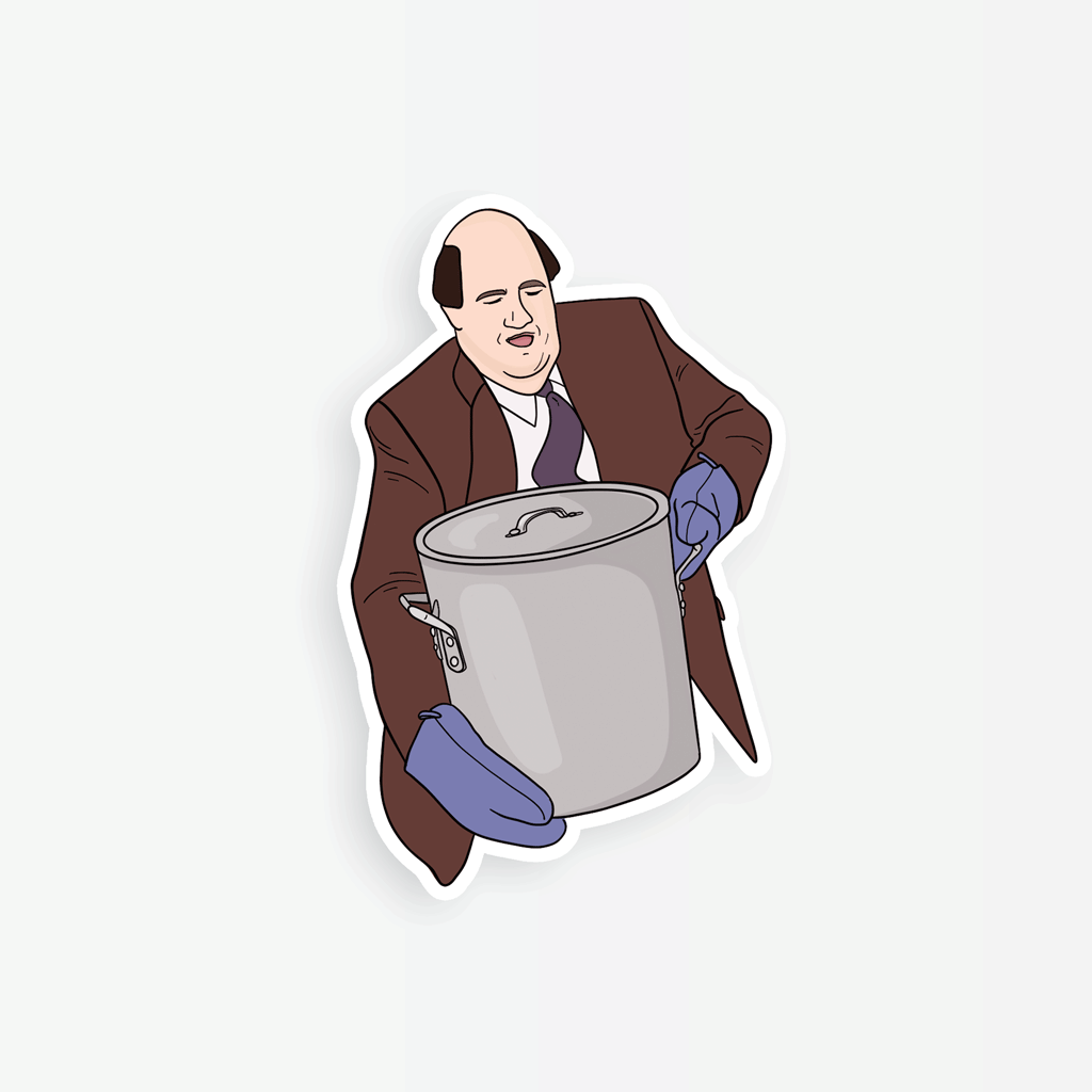 Kevin Chili The Office Sticker