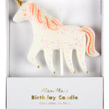 Large Unicorn Glitter Candle