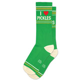Gumball Poodle Gym Socks 'I ❤️ Pickles'