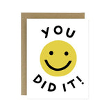 You Did It Congratulations Card