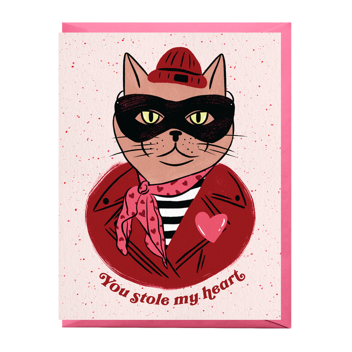 Cat Burglar Love Card