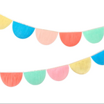Meri Meri Rainbow Tissue Scallop Garlands