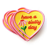 Krystan Saint Cat Have a Slutty Day Iron on Patch
