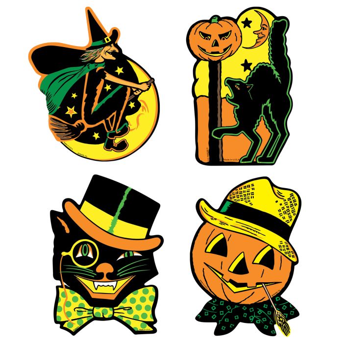 Vintage Halloween Mini Cutouts