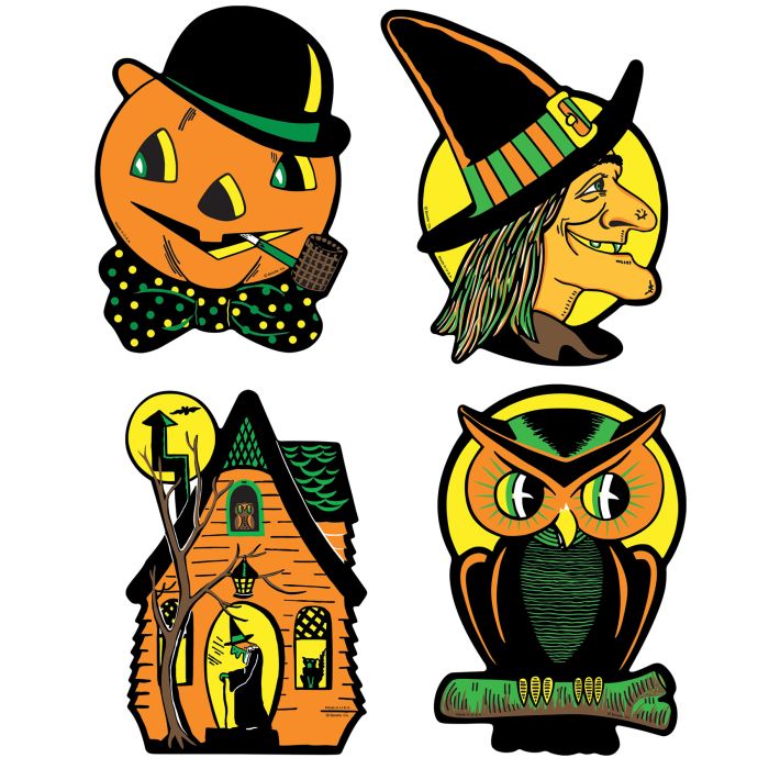 Vintage Halloween Mini Cutouts