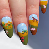Nail Art Stickers - Sunflower Farm