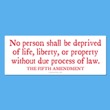 Fifth Amendment Car Magnet