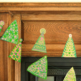 Midcentury Trees Sewn Garland