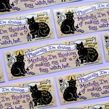 Tiny Witch Hat - Bumper Sticker