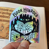 Rather Keen Book Hoarder Vinyl Sticker