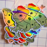 Gay Cowboy Frog Sticker