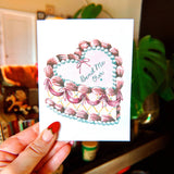 Bend Me Over Cake - Love/Anniversary Card