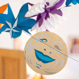 Man on the Moon Sewn Garland