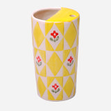 ChagoArt Ceramic Tumbler - Yellow Flower
