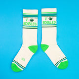 Gumball Poodle Gym Socks 'I (Pot Leaf) Edibles'