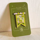 Huzzah Hard Enamel Pin