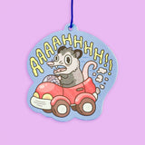 Panic Opossum Car Vehicle Scented Air Freshener