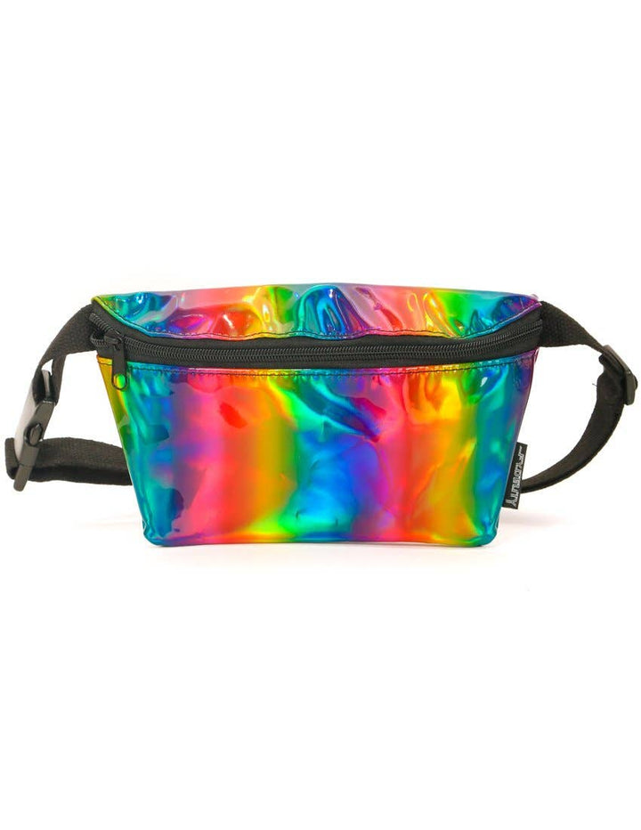 Fydelity Fanny Pack Pouch Metallic Rainbow