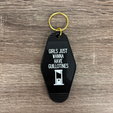 Girls Just Wanna Have Guillotines - Keychain