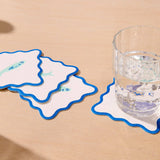 Crudite Letterpress Vellum Coasters - Sardine (Set of 4)