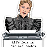 Taylor 'Love and Poetry' - Sticker