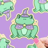 Witchy Magical Frog Sticker