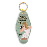 Who's Afraid Motel Keychain