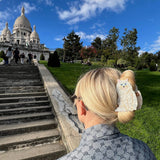 Hand-painted Persian Cat Claw Hair Clip