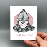 Westland Press Love/Anniversary Card - I Doth Love Thee