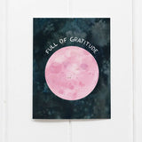 Full Moon Thank You Card