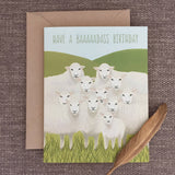 Badass Sheep Birthday Card
